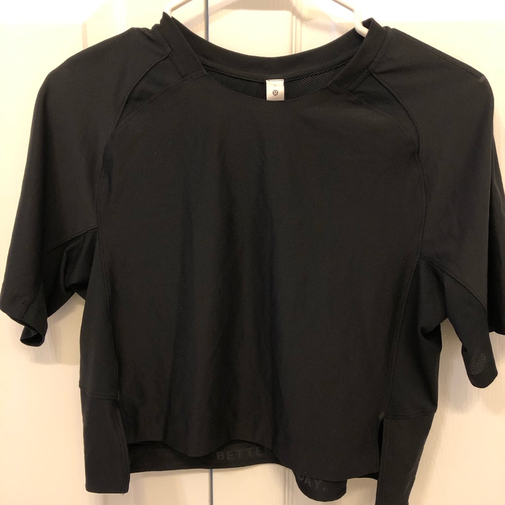Lululemon black shirt, size 2